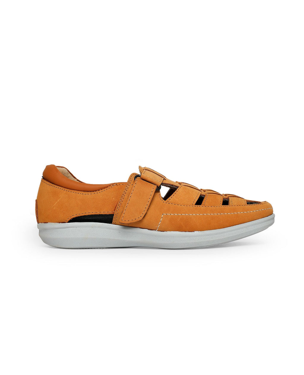Men leather tan Fisherman Sandals 04655