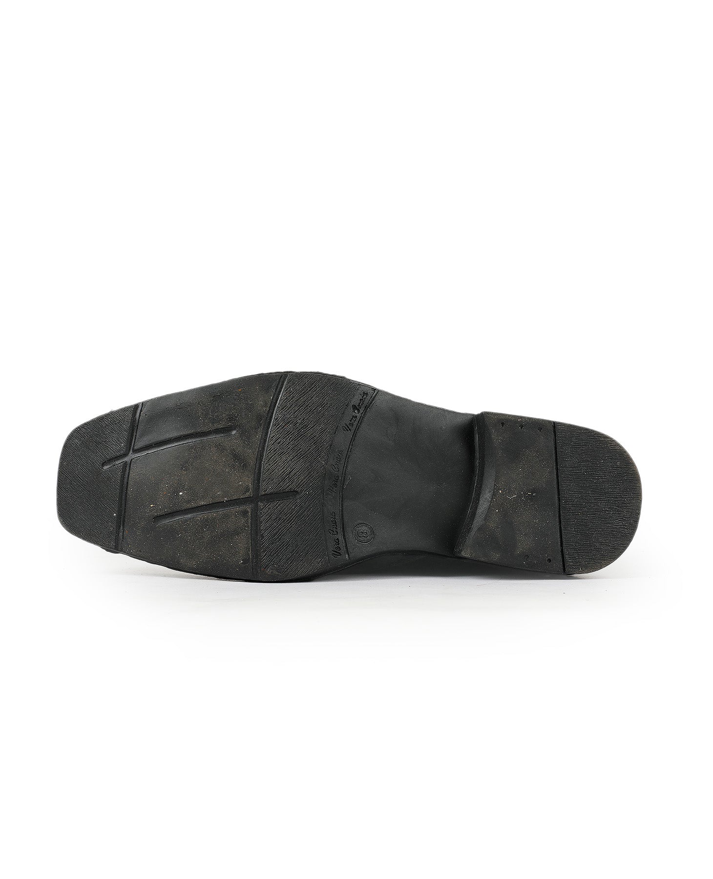 Men's Leather Black Shoes 18315
