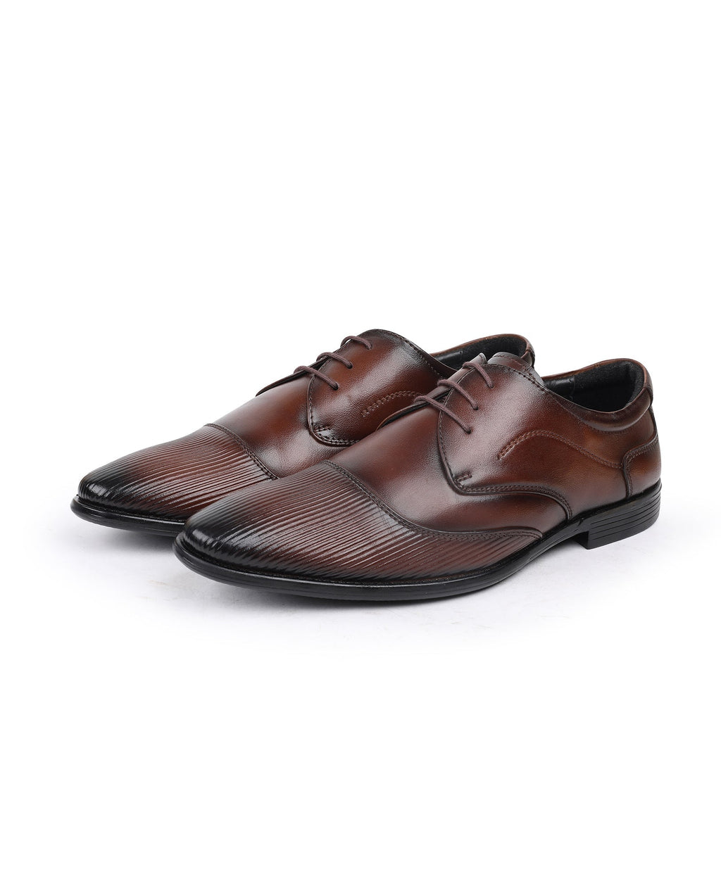 Men's leather brown shoes 203326