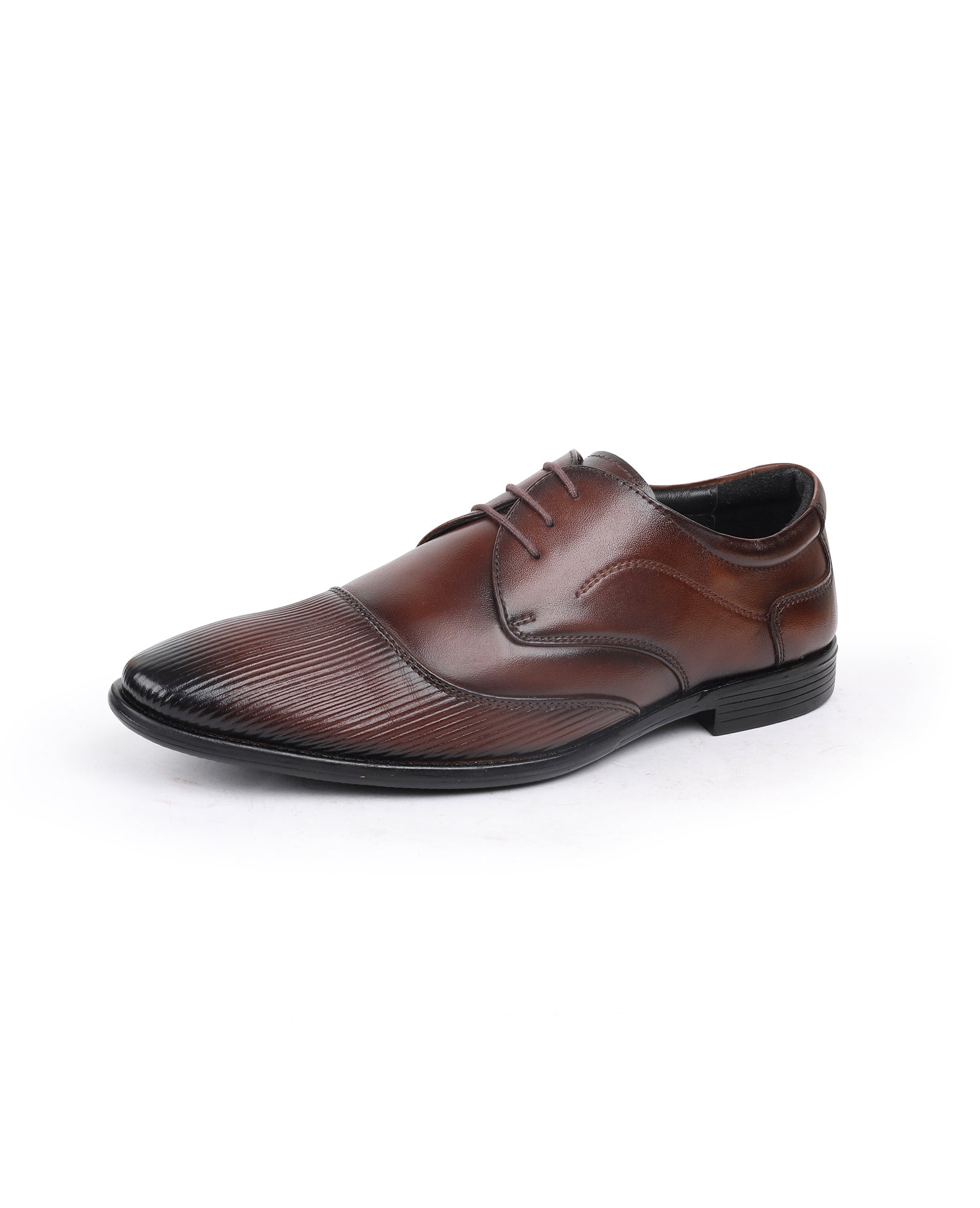 Men's leather brown shoes 203326