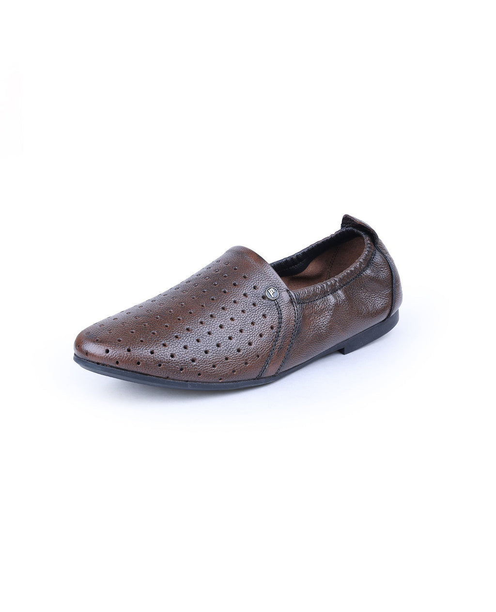 Men's leather brown shoes 203433
