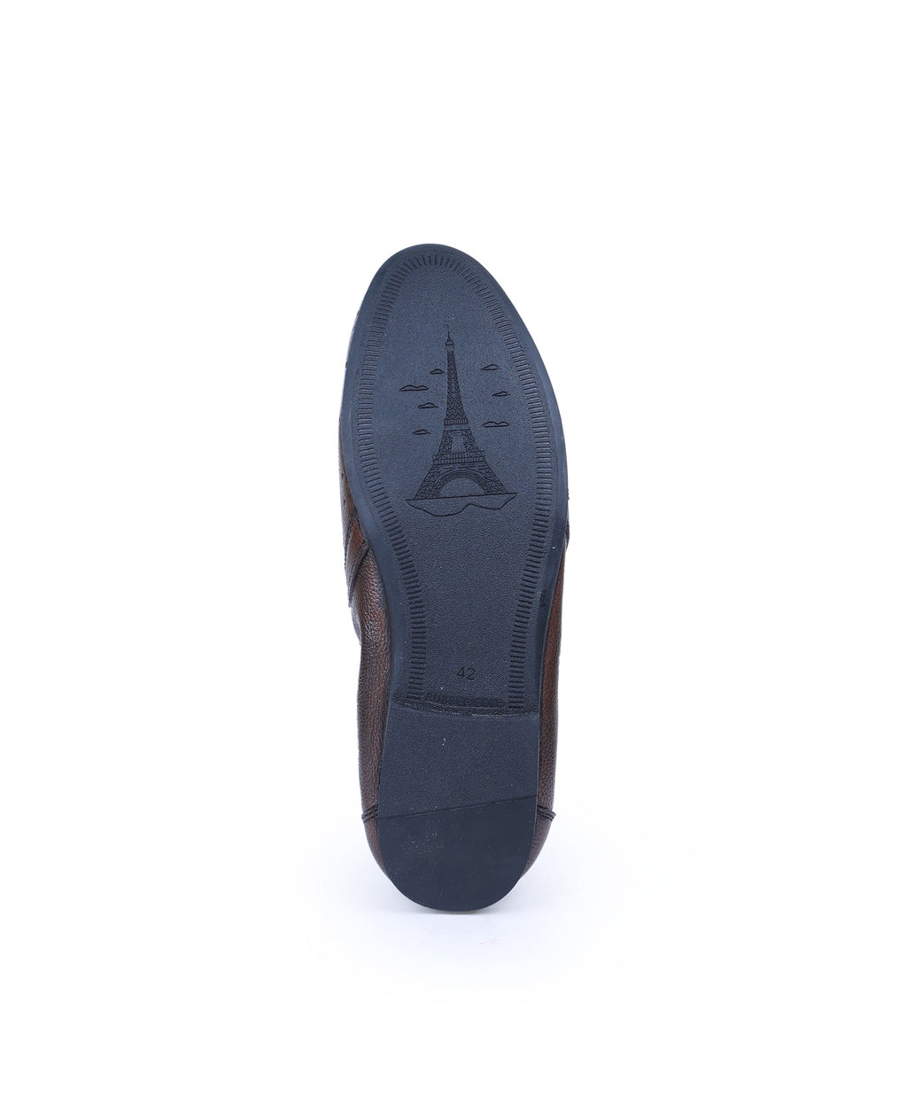 Men's leather brown shoes 203433