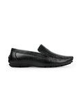 Men's leather loafer black Shoes  205907